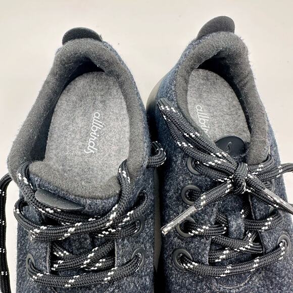 Allbirds Womens Merino Wool Runners US 7 Black Everyday Sneakers Running Shoes - Picture 6 of 10